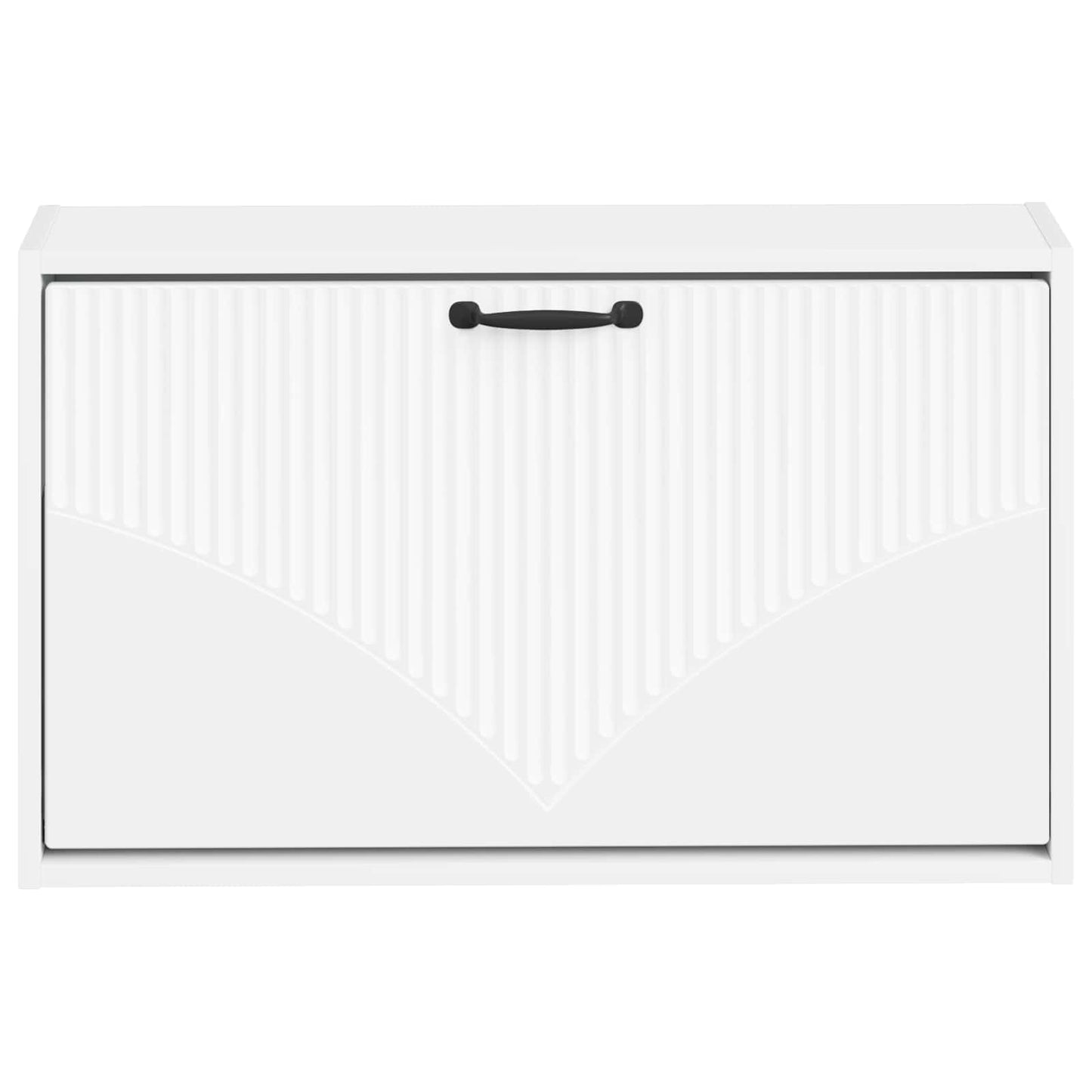 Vægmonteret Skoskab HOORN 71 x 17 x 43 cm Konstrueret træ Hvid