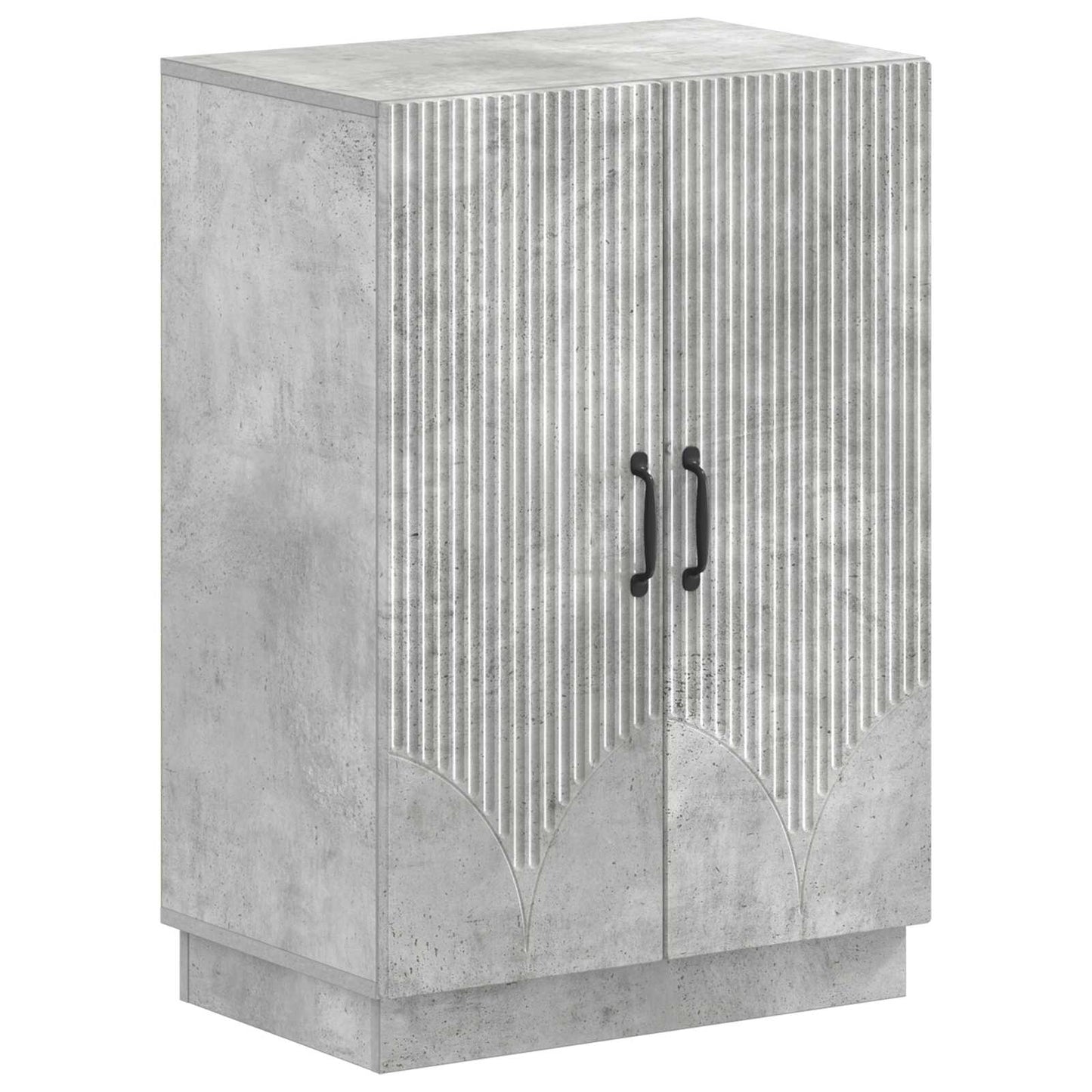 Sko skab HOORN 59,5 x 39,5 x 87 cm Konstrueret træ Betongrå