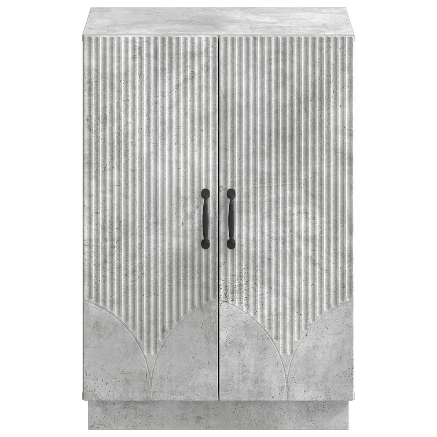 Sko skab HOORN 59,5 x 39,5 x 87 cm Konstrueret træ Betongrå
