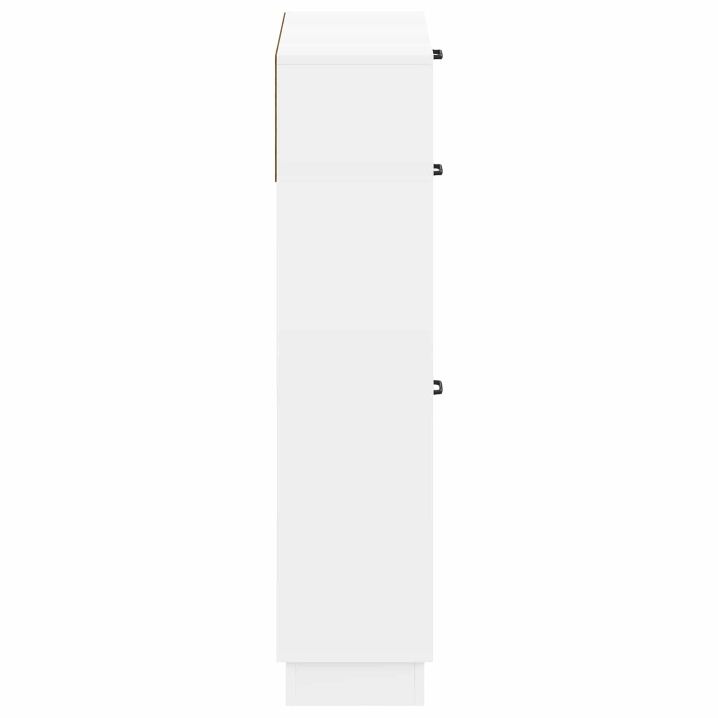 Sko skab HOORN 78 x 24 x 100 cm Konstrueret træ Hvid