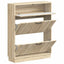 Sko skab HOORN 78 x 24 x 100 cm Konstrueret træ Sonoma-eg