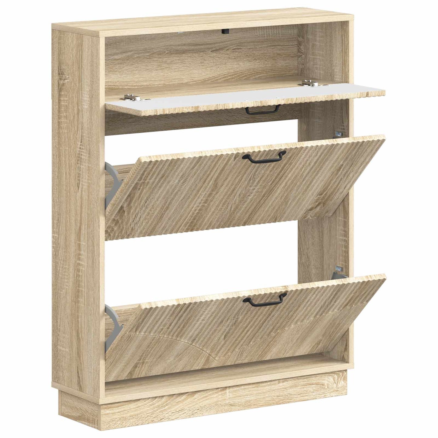 Sko skab HOORN 78 x 24 x 100 cm Konstrueret træ Sonoma-eg