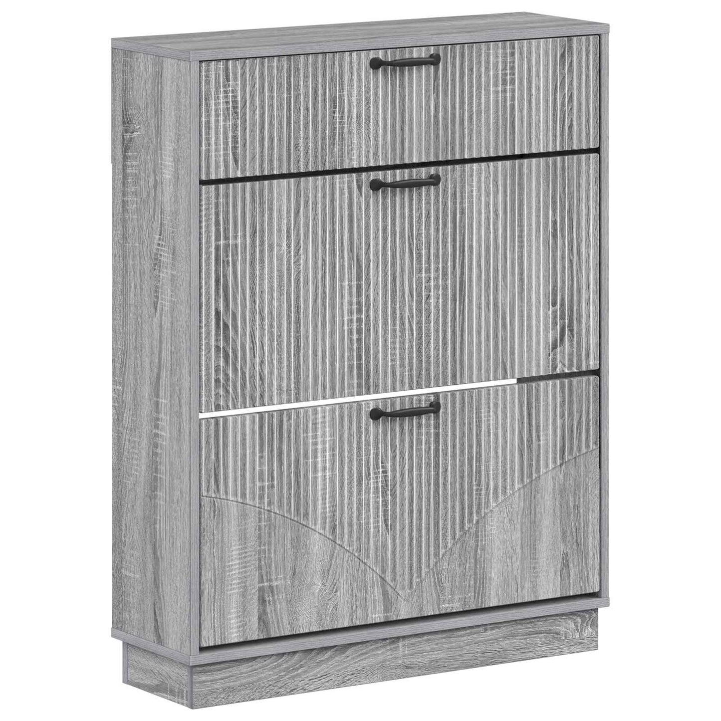 Sko skab HOORN 78 x 24 x 100 cm Konstrueret træ Grå Sonoma