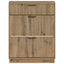 Sko skab HOORN 78 x 24 x 100 cm Konstrueret træ Artisan-eg