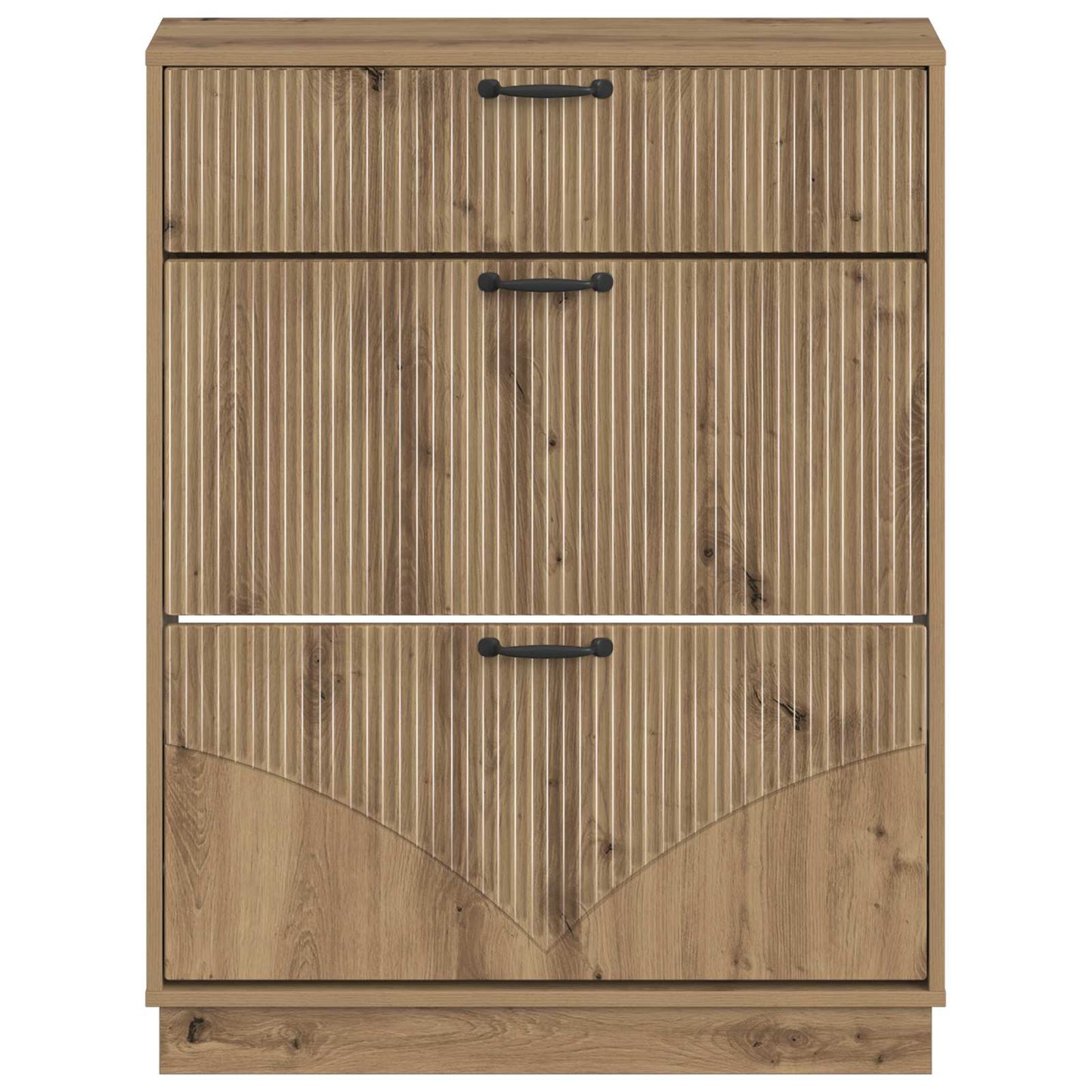 Sko skab HOORN 78 x 24 x 100 cm Konstrueret træ Artisan-eg