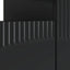 LED TV-skab Sort Konstrueret træ