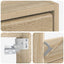 Vægmonteret Skoskab BREDA 71 x 17 x 43 cm Konstrueret træ