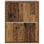 Vægmonteret Skoskab BREDA 71 x 17 x 86 cm Konstrueret træ