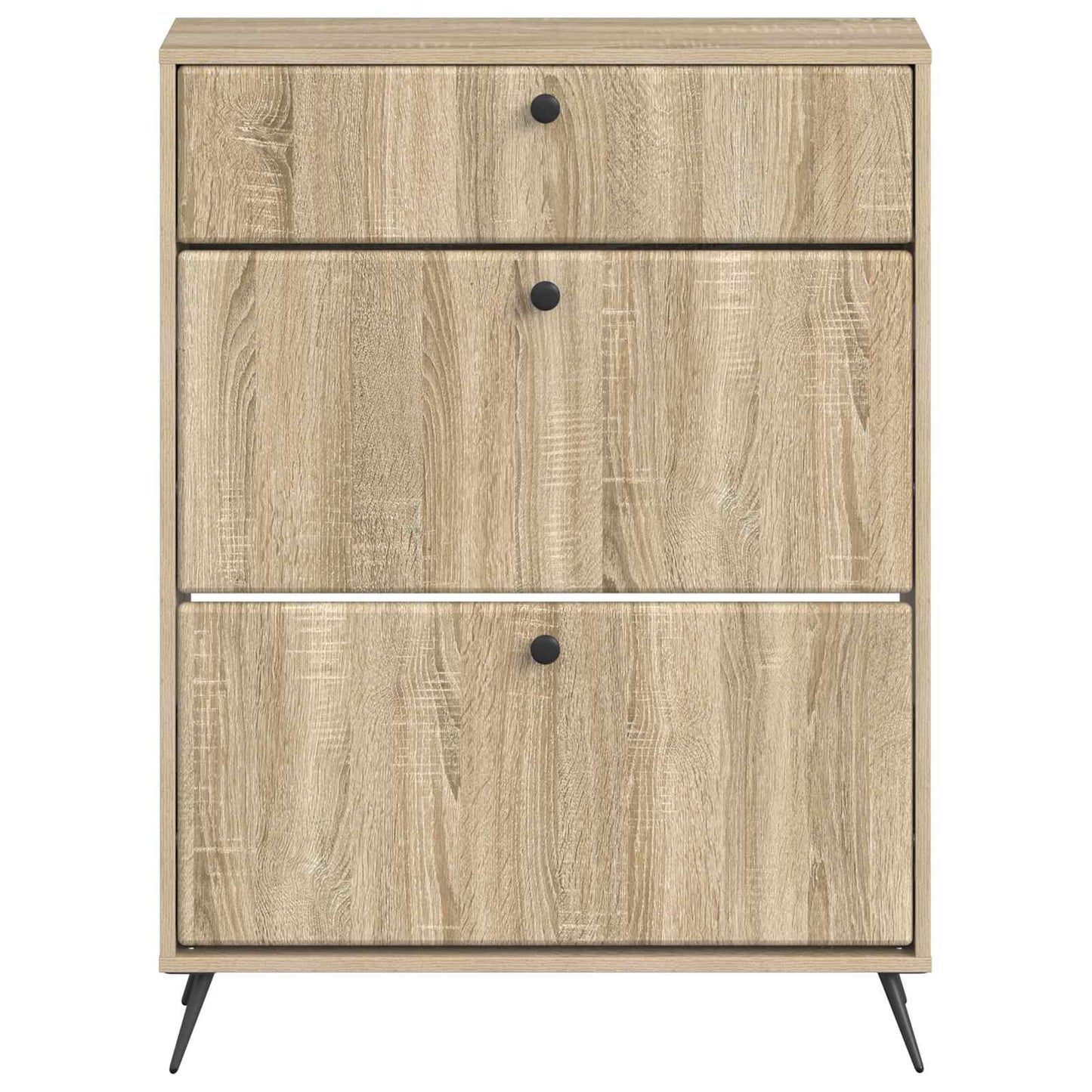 Sko skab BREDA 78 x 24 x 103 cm Konstrueret træ Sonoma-eg
