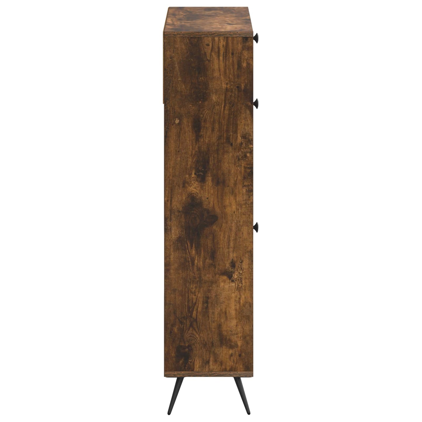 Sko skab BREDA 78 x 24 x 103 cm Konstrueret træ Røget eg