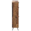 Sko skab BREDA 78 x 24 x 103 cm Konstrueret træ Gammelt træ
