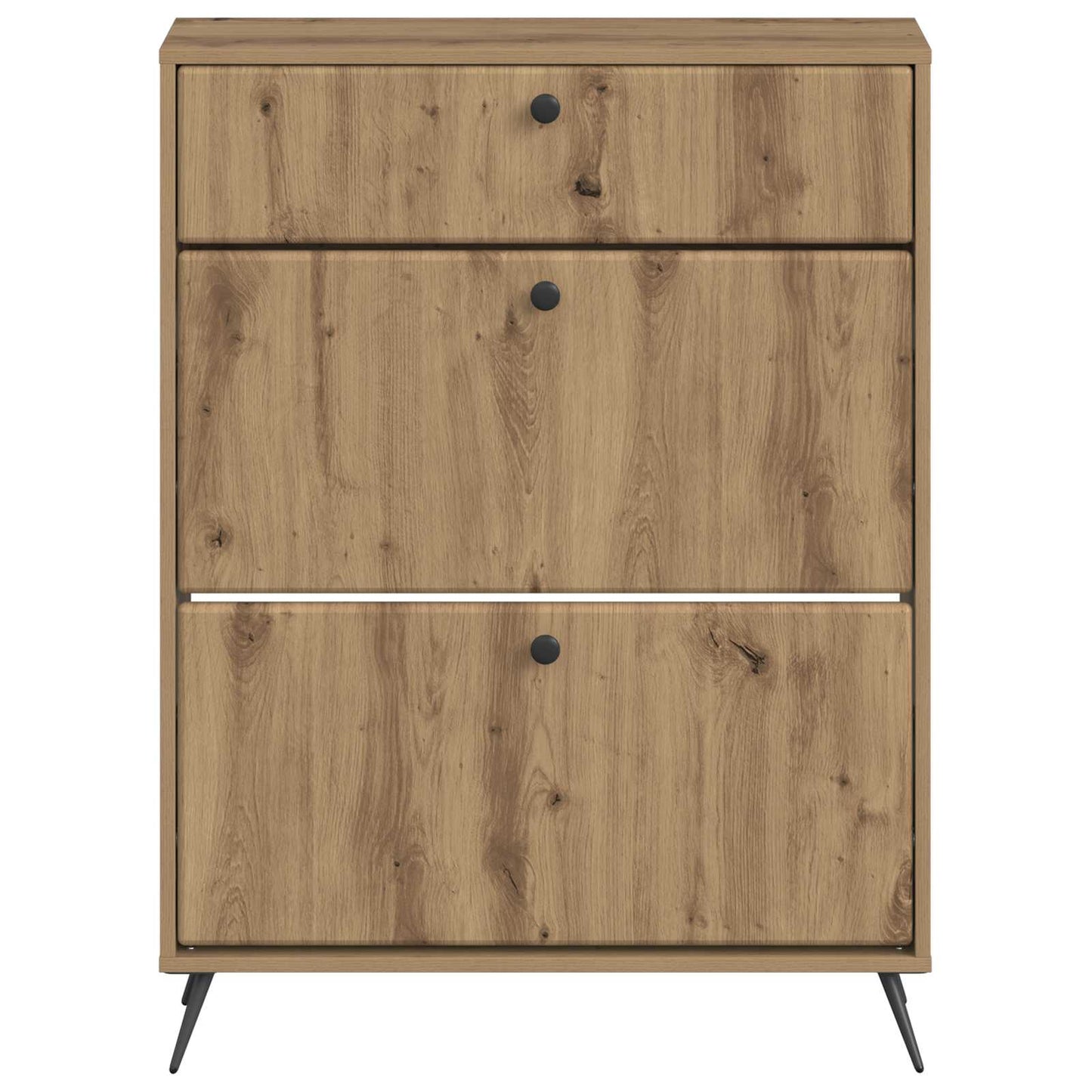 Sko skab BREDA 78 x 24 x 103 cm Konstrueret træ Artisan-eg