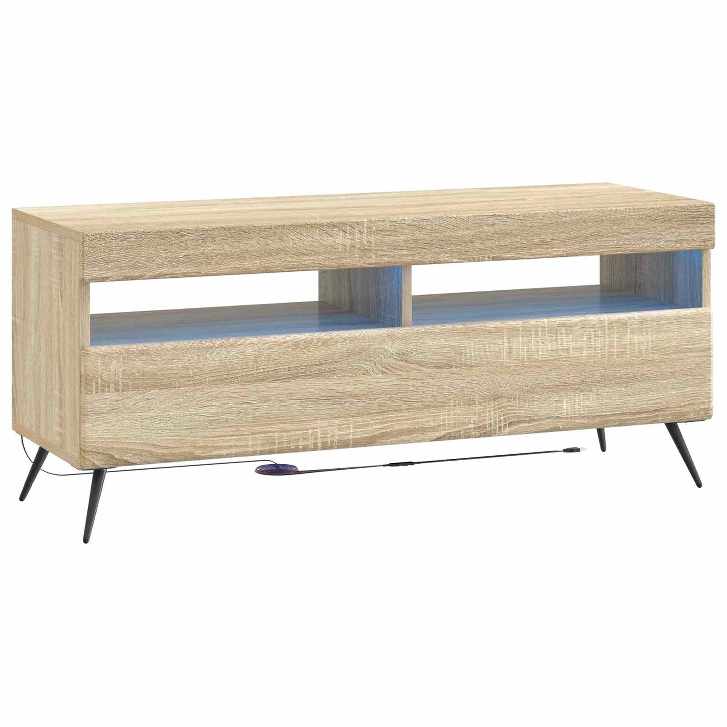 LED TV-skab Sonoma-eg Konstrueret træ