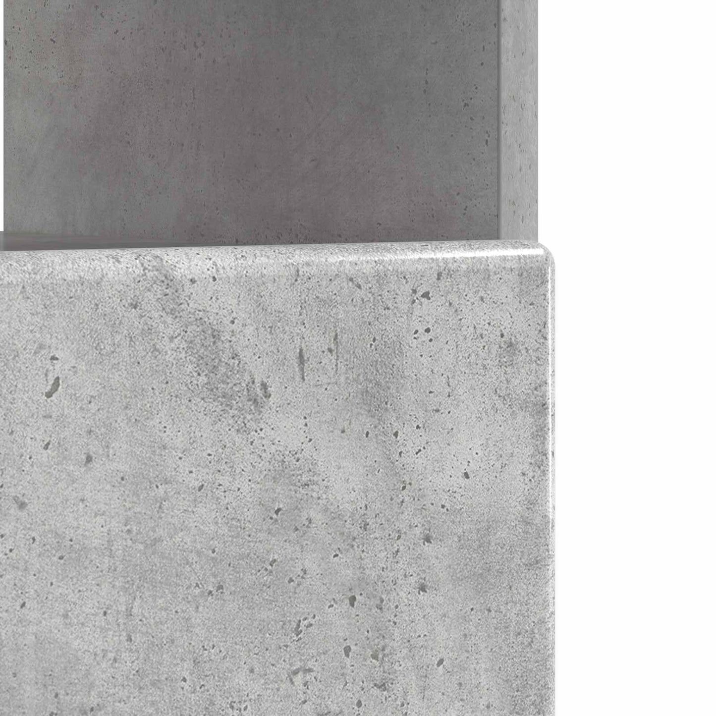 LED TV-skab Betongrå Konstrueret træ