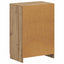 Sko skab UTRECHT 59,5 x 39,5 x 87 cm Konstrueret træ Artisan-eg