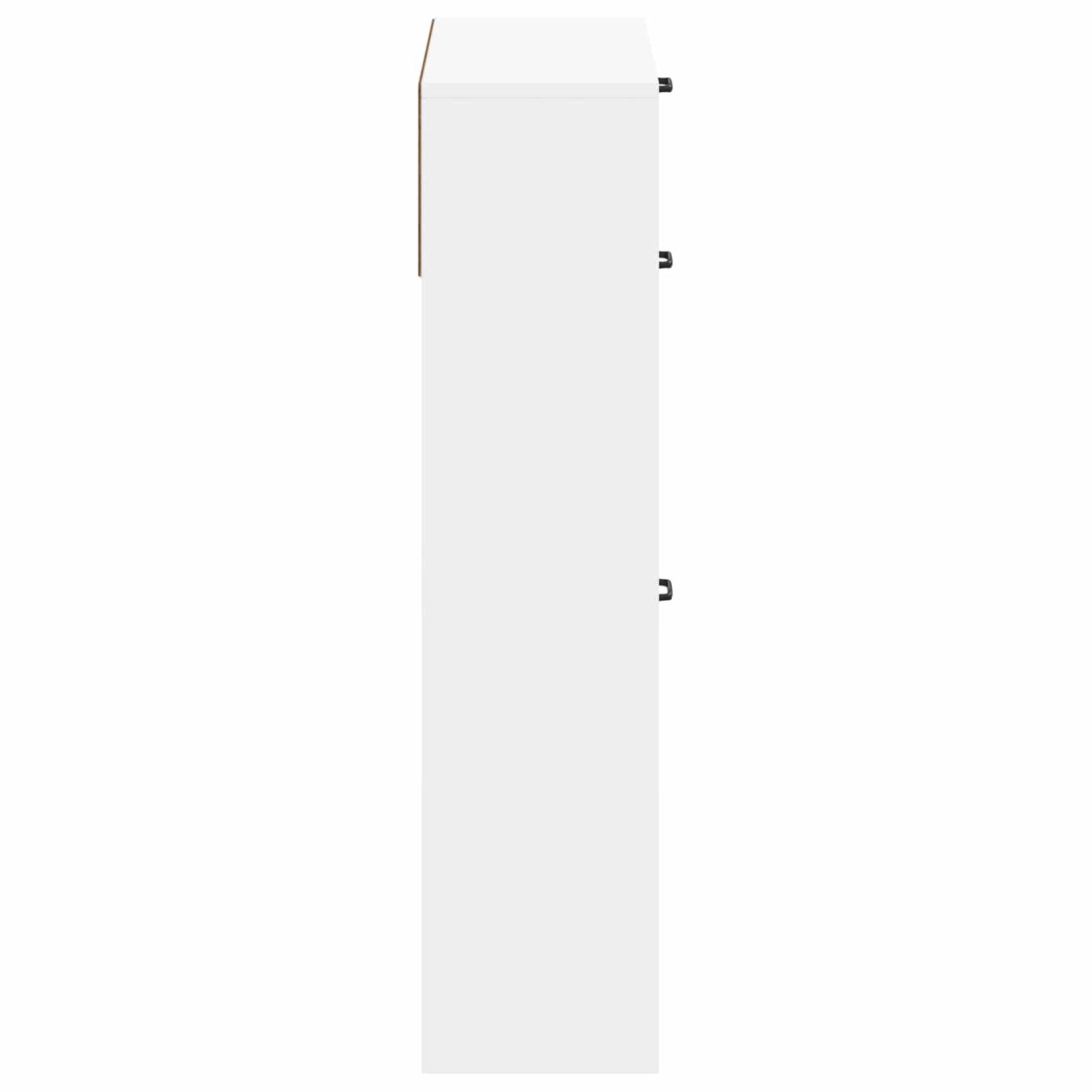 Sko skab UTRECHT 78 x 24 x 100 cm Konstrueret træ Hvid