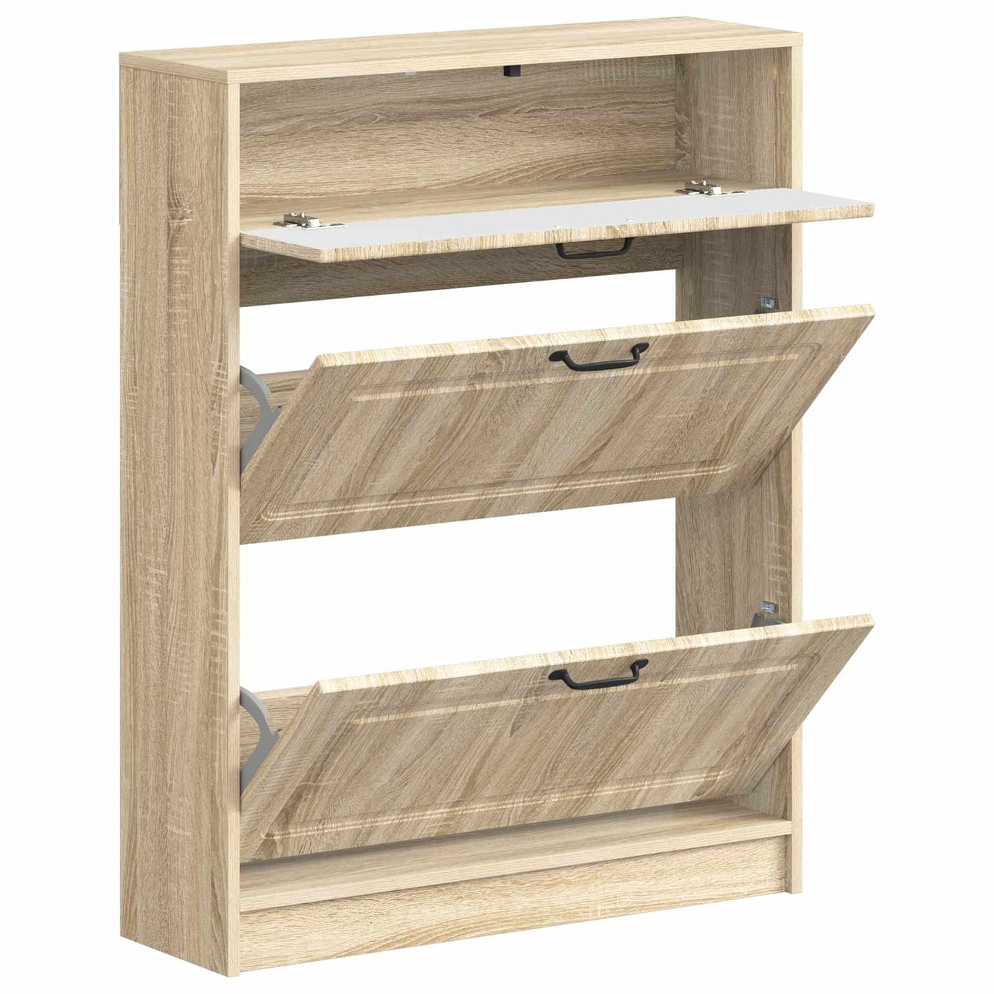Sko skab UTRECHT 78 x 24 x 100 cm Konstrueret træ Sonoma-eg