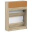 Sko skab UTRECHT 78 x 24 x 100 cm Konstrueret træ Sonoma-eg