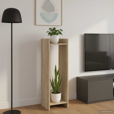 Planteholder Sonoma eg 30 x 30 x 100 cm Konstrueret træ