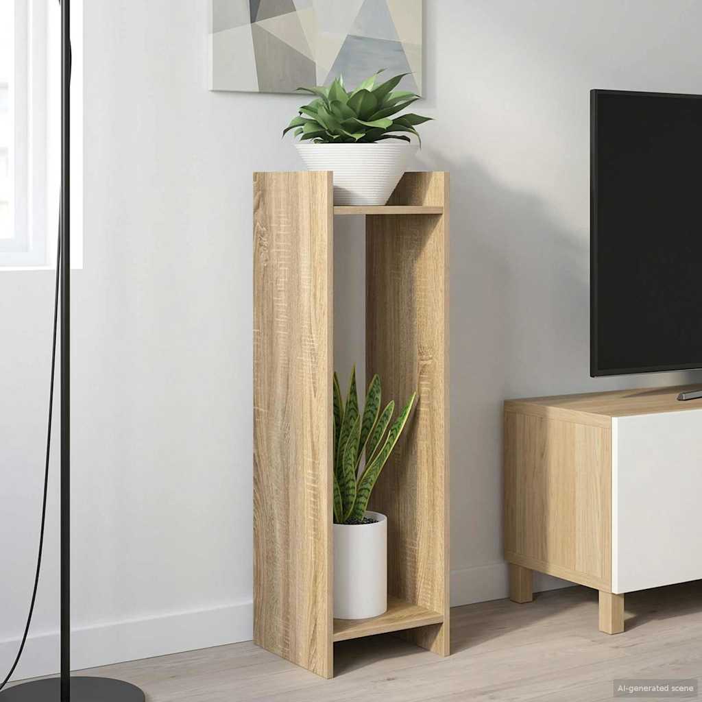 Planteholder 2 pcs Sonoma eg 30 x 30 x 100 cm Konstrueret træ billede