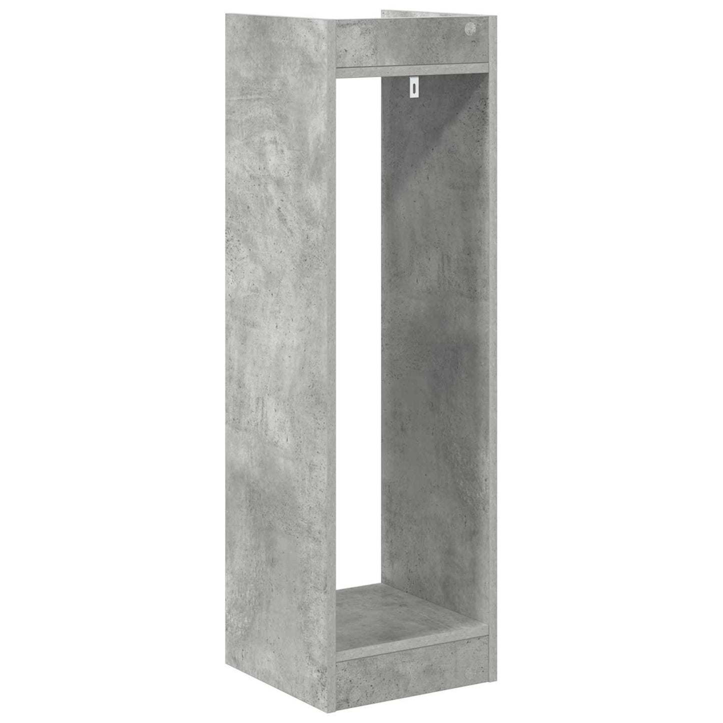 Planteholder BetonGrå 30 x 30 x 100 cm Konstrueret træ