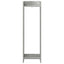 Planteholder 2 pcs BetonGrå 30 x 30 x 100 cm Konstrueret træ