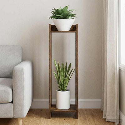 Planteholder Røget Eg 30 x 30 x 100 cm Konstrueret træ