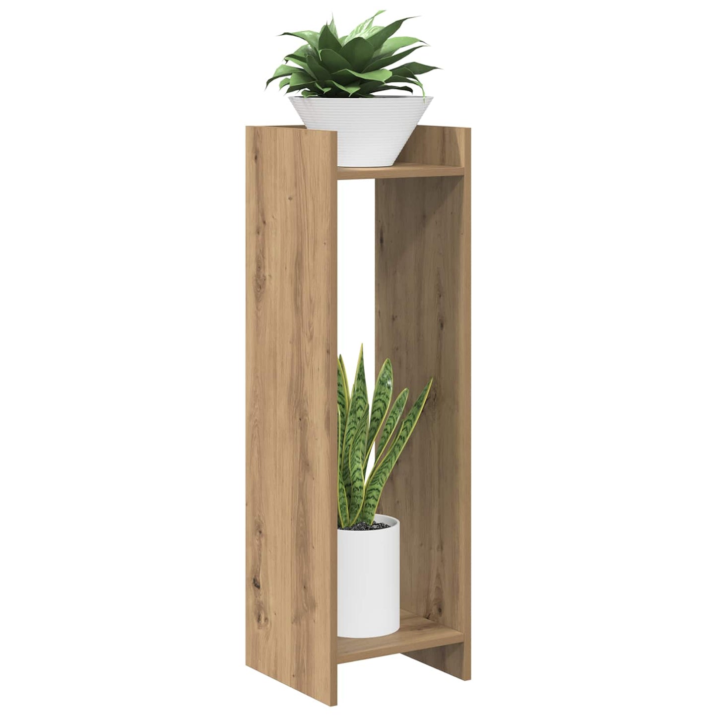 Planteholder 2 pcs Artisan Eg 30 x 30 x 100 cm Konstrueret træ