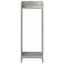 Planteholder med hylde BetonGrå 30 x 30 x 80 cm Konstrueret træ