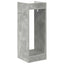 Planteholder 2 pcs BetonGrå 30 x 30 x 80 cm Konstrueret træ