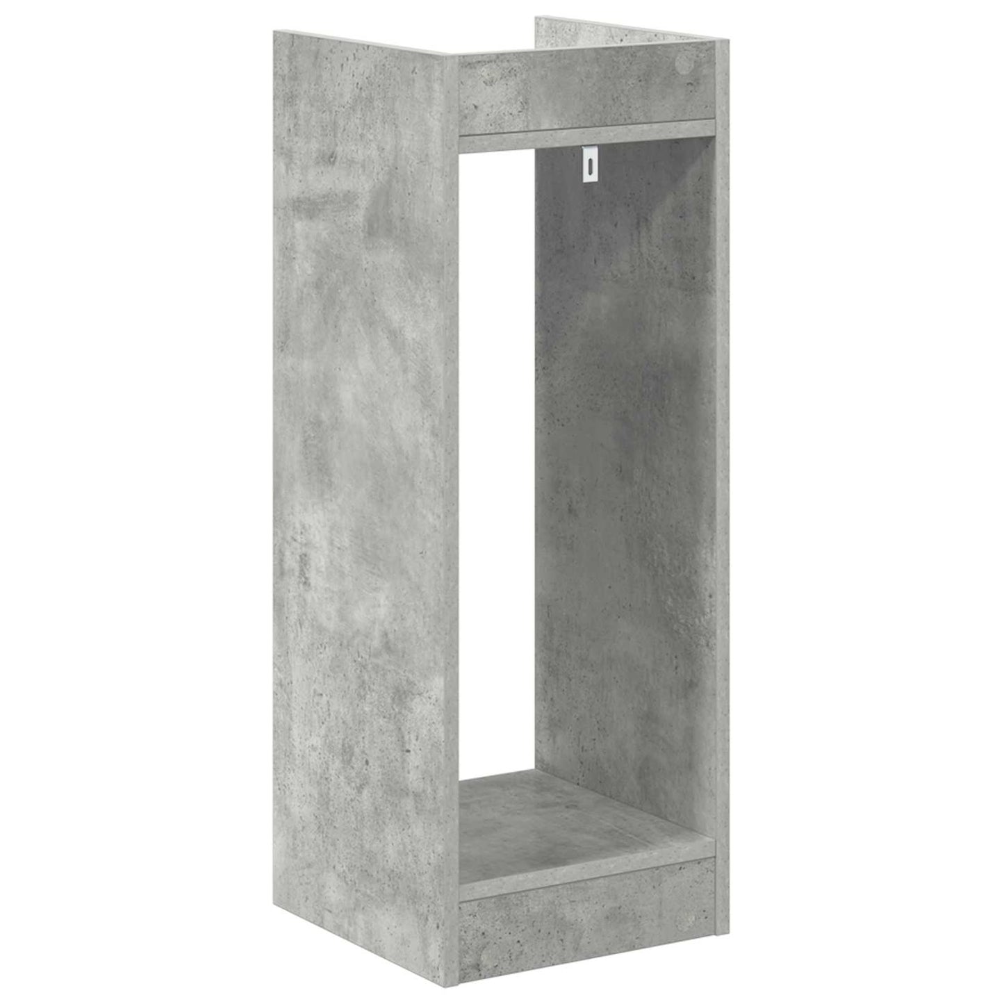 Planteholder 2 pcs BetonGrå 30 x 30 x 80 cm Konstrueret træ