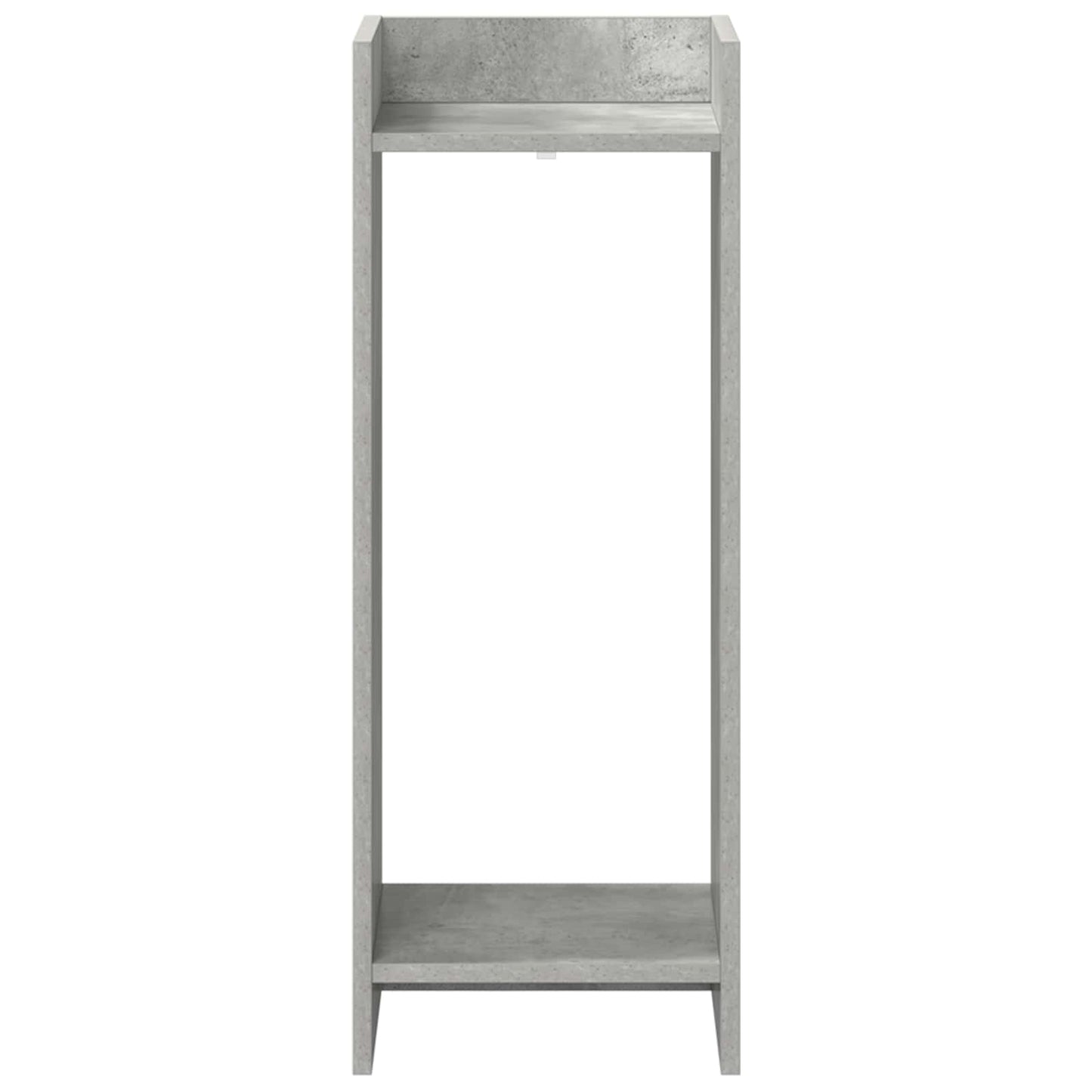 Planteholder 2 pcs BetonGrå 30 x 30 x 80 cm Konstrueret træ
