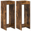 Planteholder 2 pcs Røget Eg 30 x 30 x 80 cm Konstrueret træ