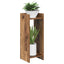 Planteholder Gammelt træ 30 x 30 x 80 cm Konstrueret træ