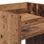 Planteholder 2 pcs Gammelt træ 30 x 30 x 80 cm Konstrueret træ