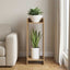 Planteholder Artisan Eg 30 x 30 x 80 cm Konstrueret træ