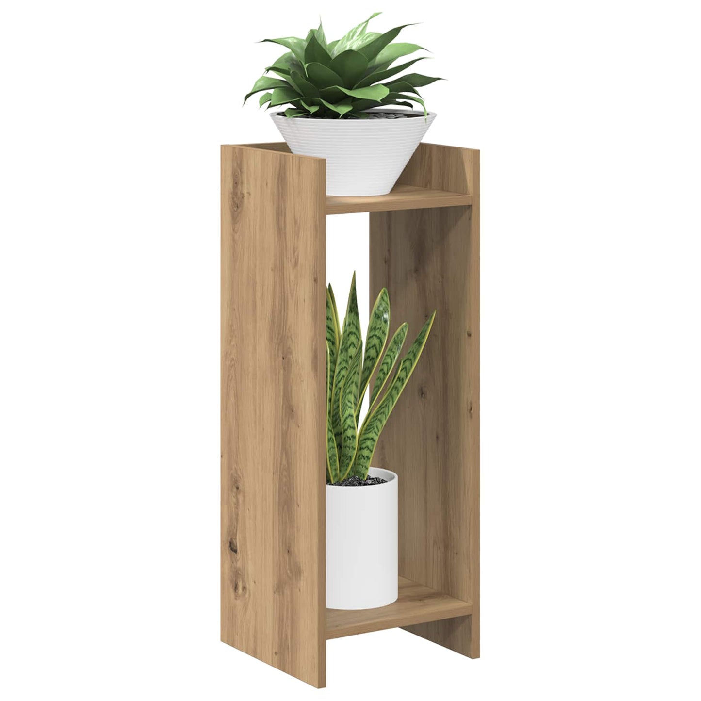 Planteholder 2 pcs Artisan Eg 30 x 30 x 80 cm Konstrueret træ