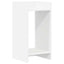 Planteholder med hylde Hvid 30 x 30 x 60 cm Konstrueret træ