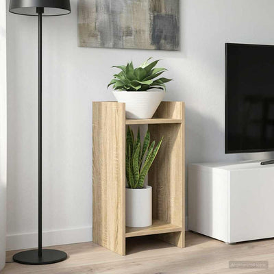 Planteholder Sonoma eg 30 x 30 x 60 cm Konstrueret træ