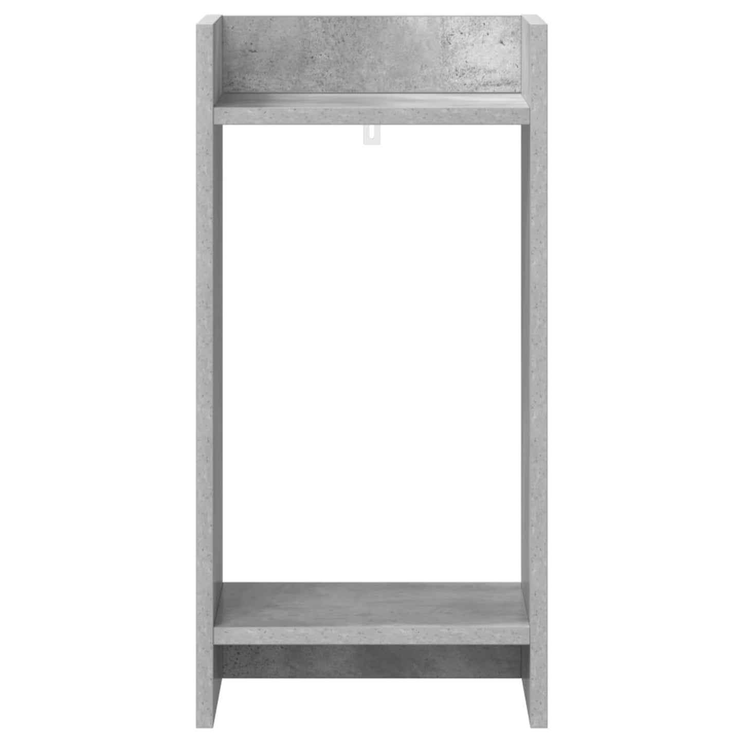 Planteholder med hylde BetonGrå 30 x 30 x 60 cm Konstrueret træ