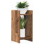 Planteholder Gammelt træ 30 x 30 x 60 cm Konstrueret træ