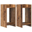 Planteholder 2 pcs Gammelt træ 30 x 30 x 60 cm Konstrueret træ