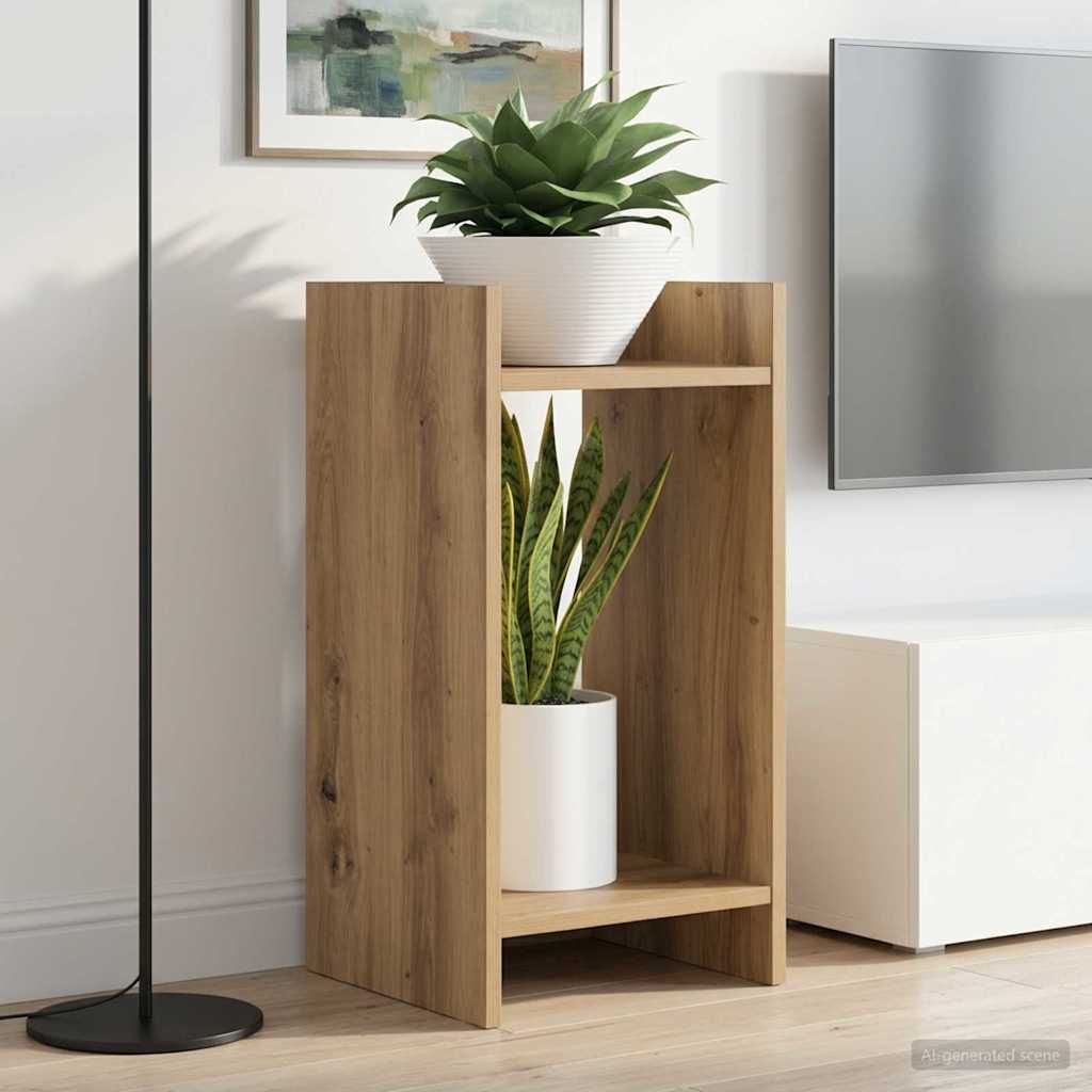 Planteholder Artisan-eg 30 x 30 x 60 cm Konstrueret træ