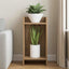 Planteholder Artisan-eg 30 x 30 x 60 cm Konstrueret træ