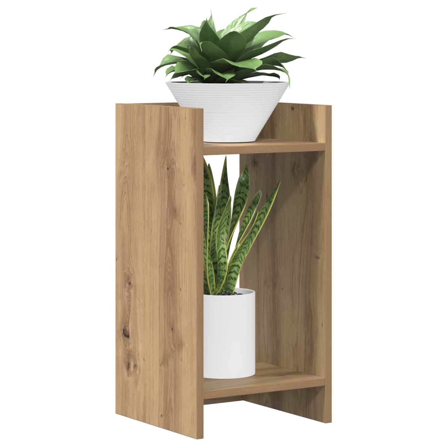 Planteholder Artisan-eg 30 x 30 x 60 cm Konstrueret træ