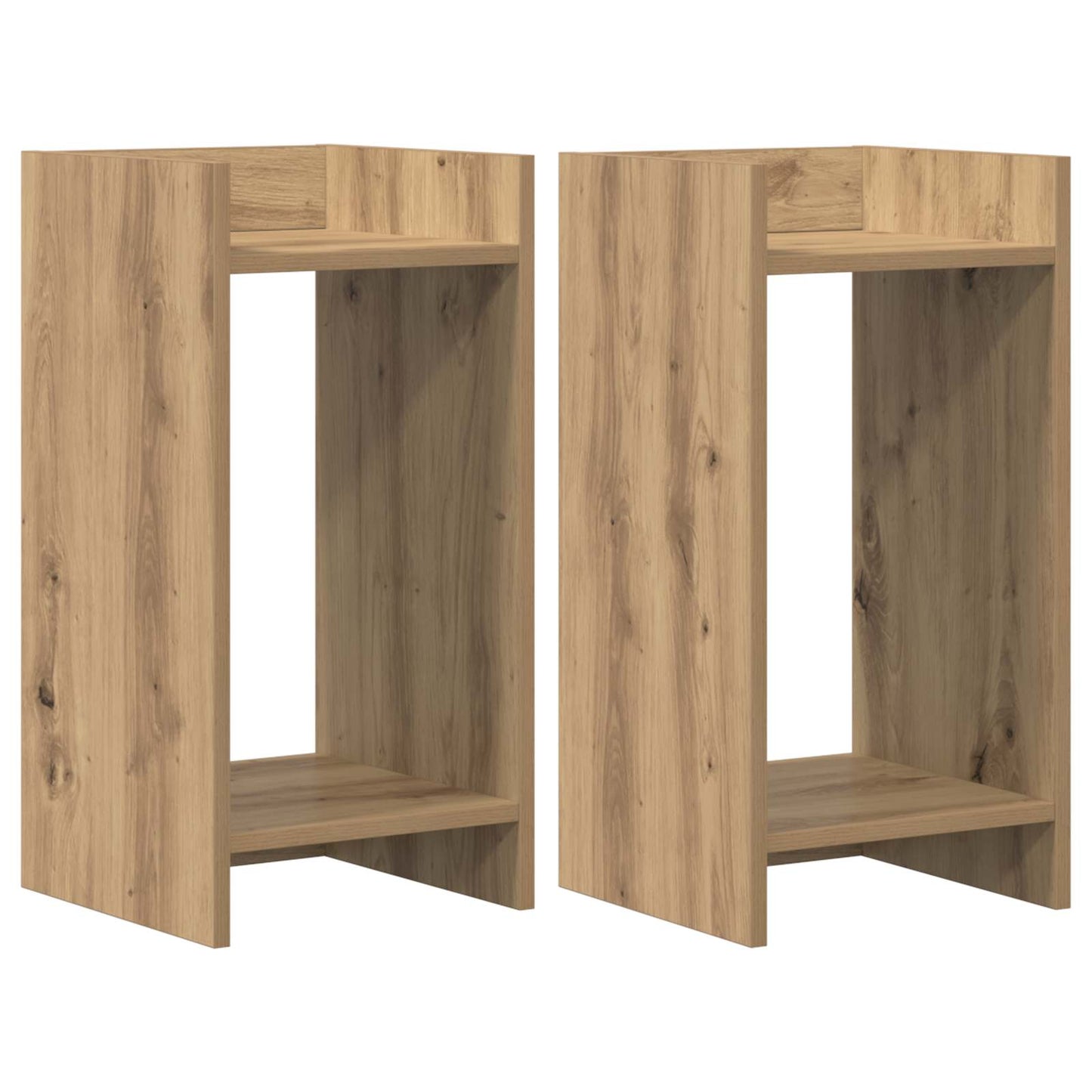 Planteholder 2 pcs Artisan Eg 30 x 30 x 60 cm Konstrueret træ
