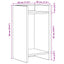 Planteholder 2 pcs Artisan Eg 30 x 30 x 60 cm Konstrueret træ