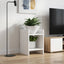 Planteholder med hylde Hvid 30 x 30 x 40 cm Konstrueret træ