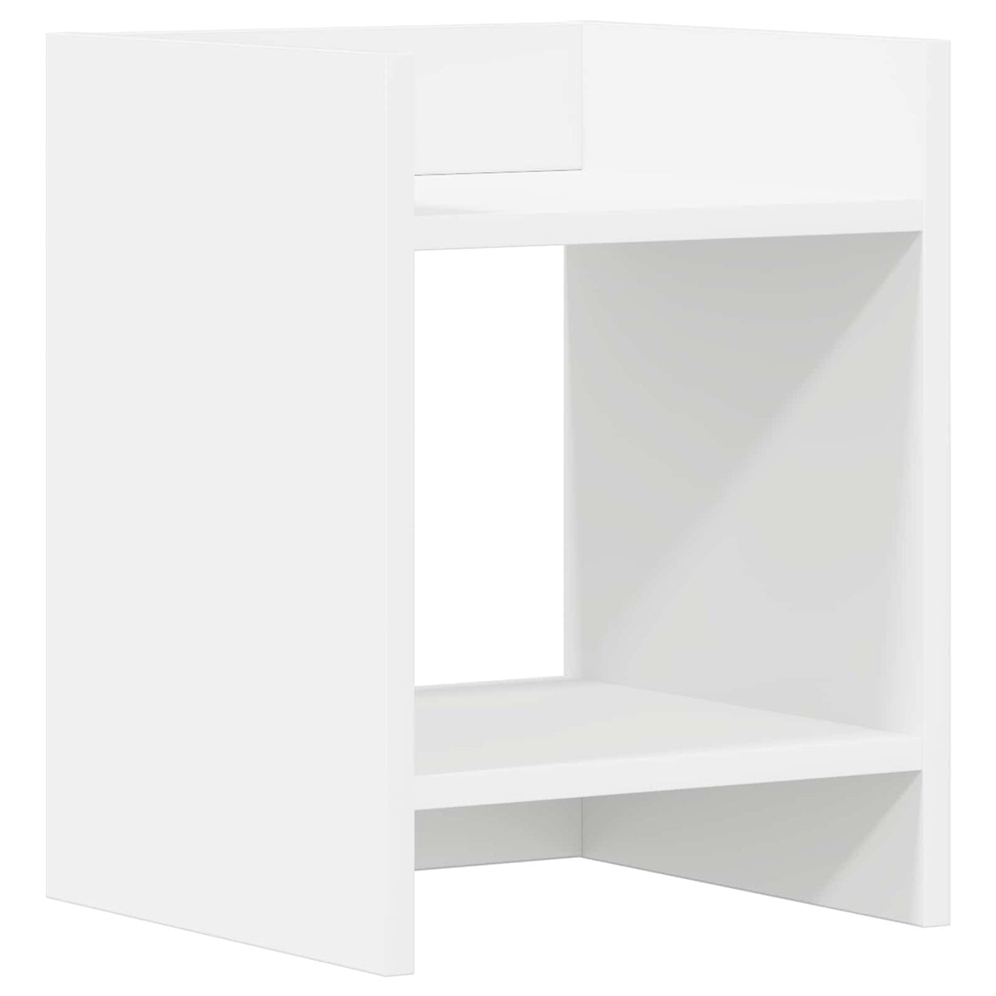 Planteholder 2 pcs Hvid 30 x 30 x 40 cm Konstrueret træ