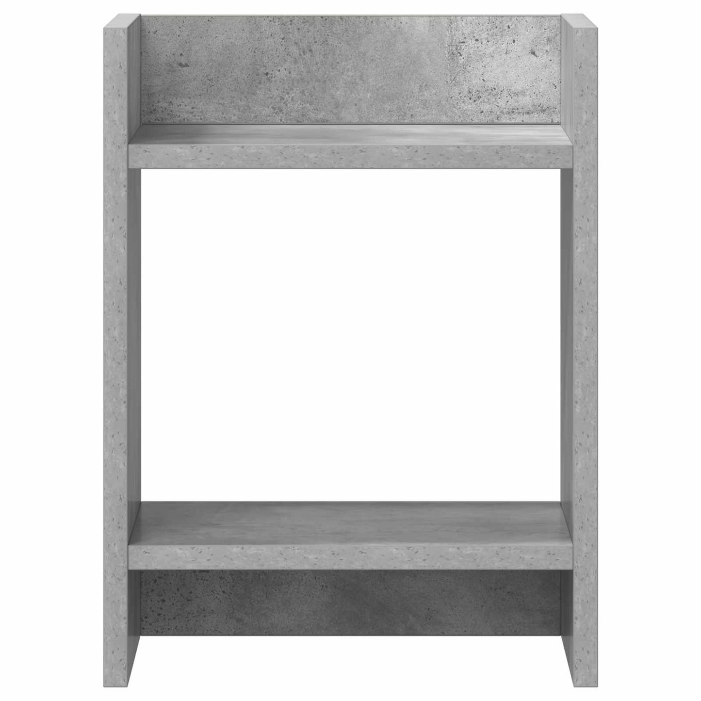 Planteholder med hylde BetonGrå 30 x 30 x 40 cm Konstrueret træ